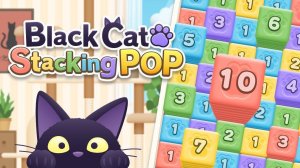 Black Cat Stacking POP - Puzzle Game - Ludoryx free online game
