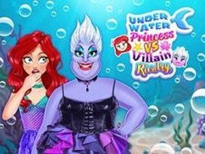 Underwater Princess Vs Villain Rivalry Makeup Game - Dress Up Game - Ludoryx free online game