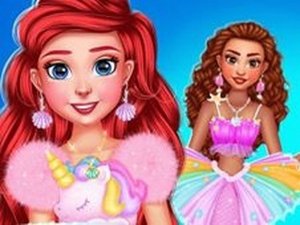 Princess Turned Into Mermaid Dress Up Game - Ludoryx free online game