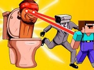 Skibidi Toilet and Nubik Survivors Online Arcade Game - Ludoryx free online game