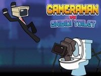 Cameraman vs Skibidi Toilet Shooting Arcade Game