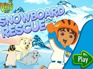 Diego: Snowboard Rescue Online Game - Arcade Game - Ludoryx free online game