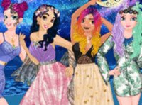 Princesses Night at the Seaside Dress Up Game - Dress Up Game
