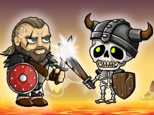 Vikings VS Skeletons Online Arcade Game - Ludoryx free online game
